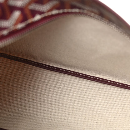 Goyard Goyardine Mini Boheme Hobo Burgundy 6 of 11