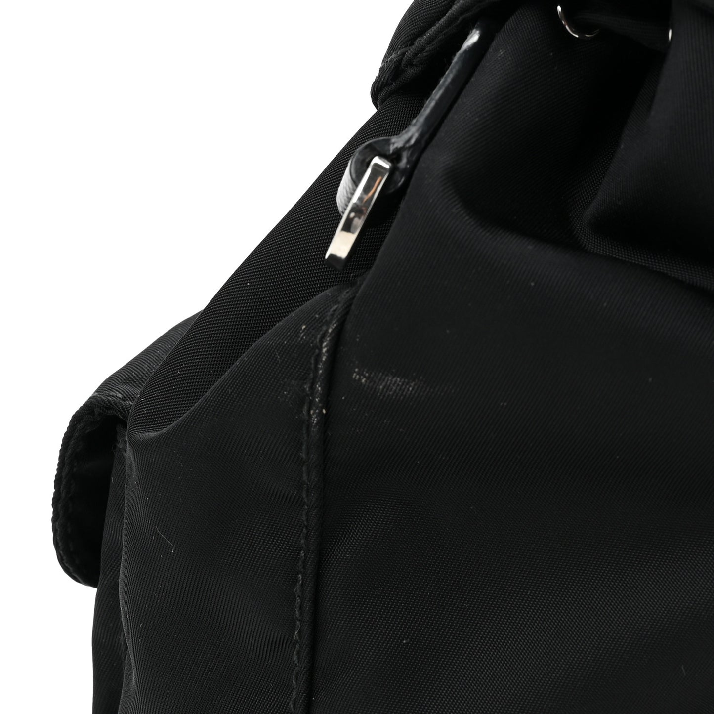 Nylon Vela Mini Crossbody Backpack Black