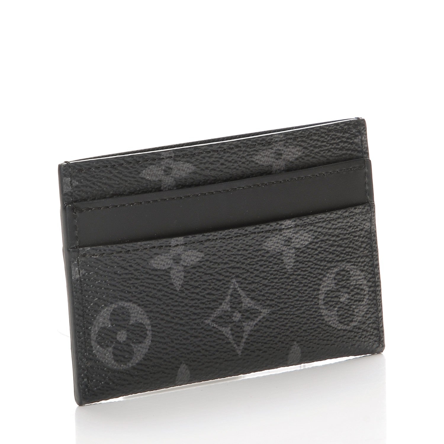 Louis Vuitton Monogram Eclipse Porte-Cartes Double Card Holder 3 of 8