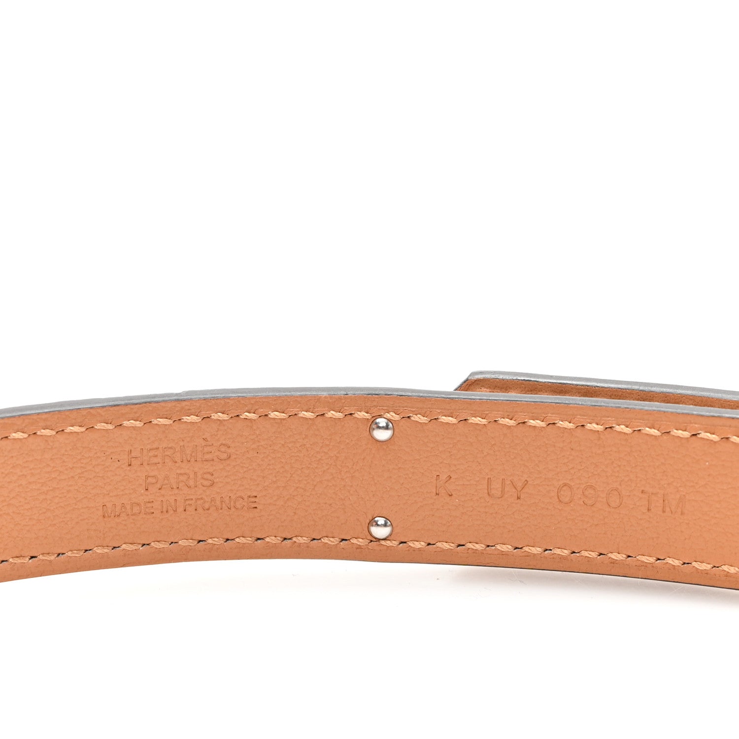 Hermes Epsom Kelly Belt Black 3 of 4