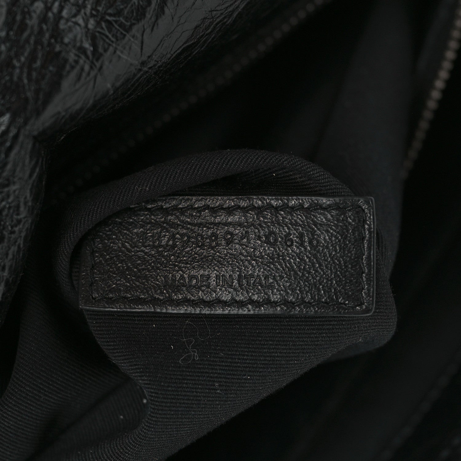 Saint Laurent Crinkled Calfskin Matelasse Monogram Medium Niki Chain Satchel Black 7 of 9