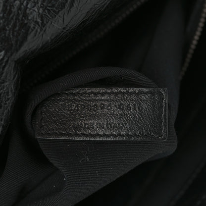 Saint Laurent Crinkled Calfskin Matelasse Monogram Medium Niki Chain Satchel Black 7 of 9