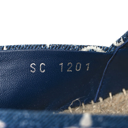 Louis Vuitton Monogram Denim Starboard Espadrille Flats 35 Blue 8 of 8