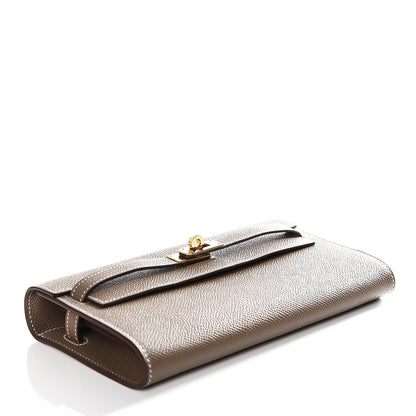 Hermes Epsom Kelly Wallet To Go Etoupe 2 of 10