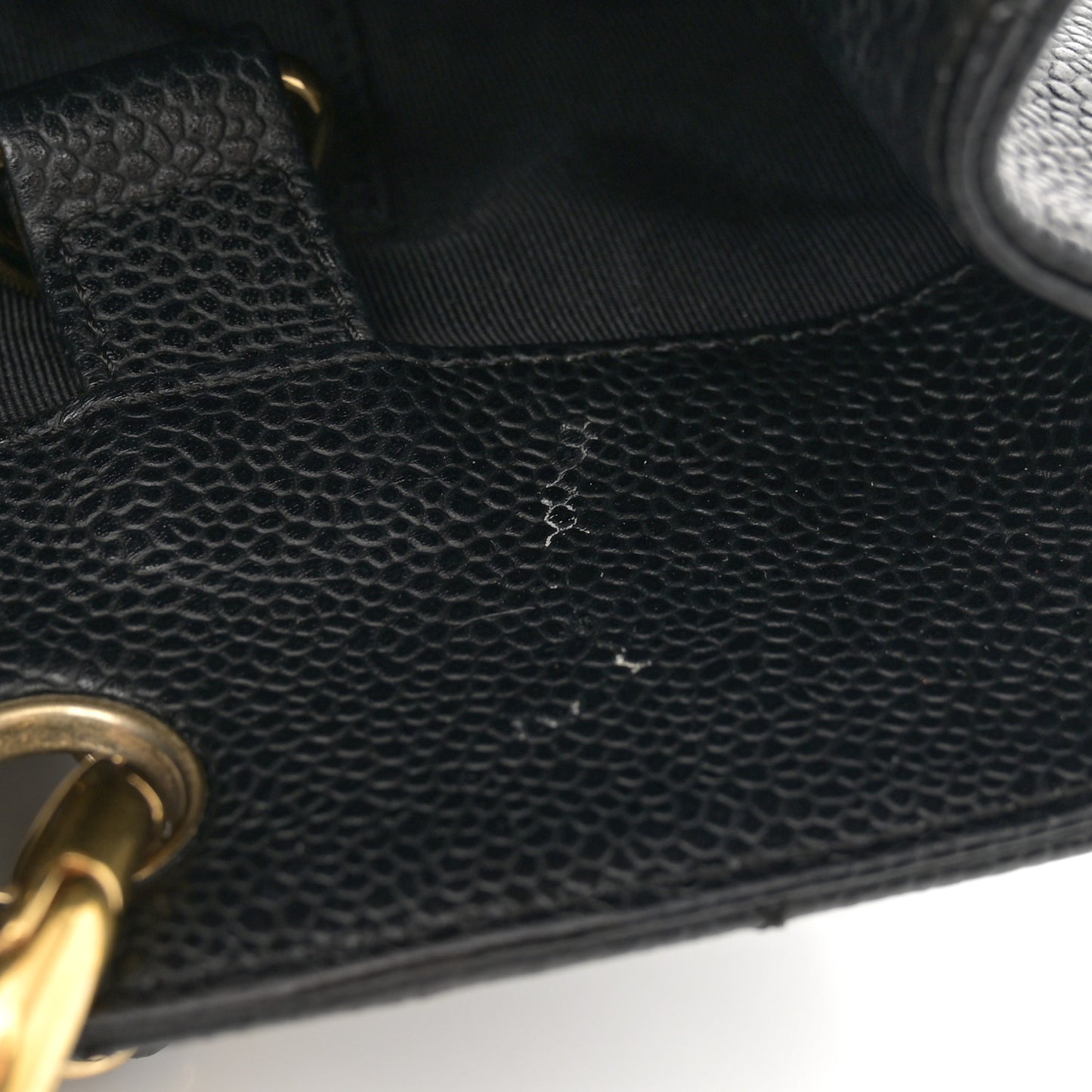 Caviar Quilted Grand Shopping Tote GST Black