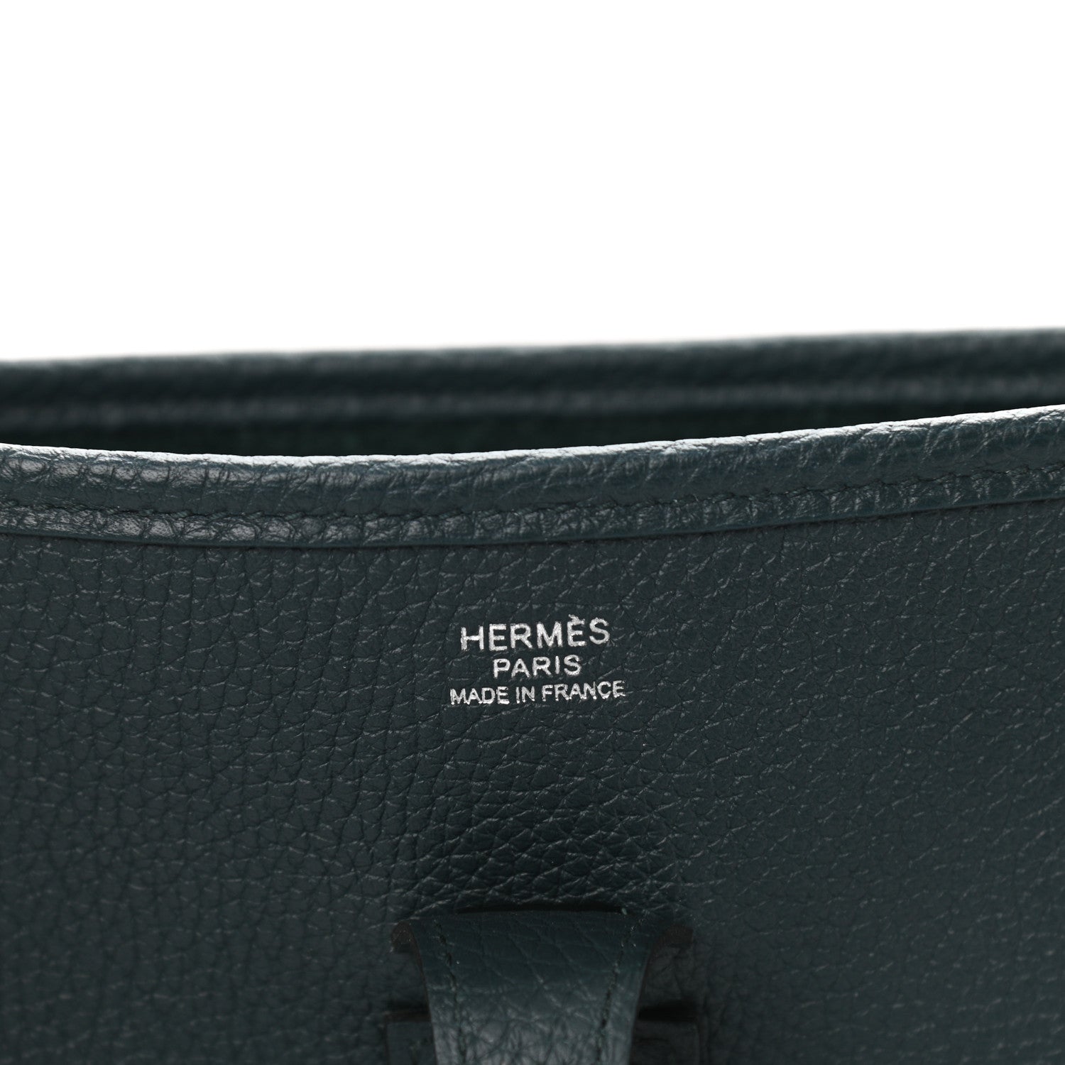 Hermes Taurillon Clemence Evelyne III PM Vert Cypress 6 of 10