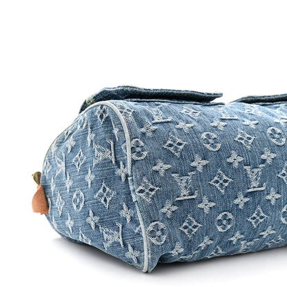 Louis Vuitton Monogram Denim Neo Speedy Blue 9 of 13