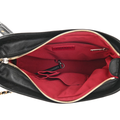 Chanel Aged Calfskin Quilted New Medium Gabrielle Hobo Black 4 of 7