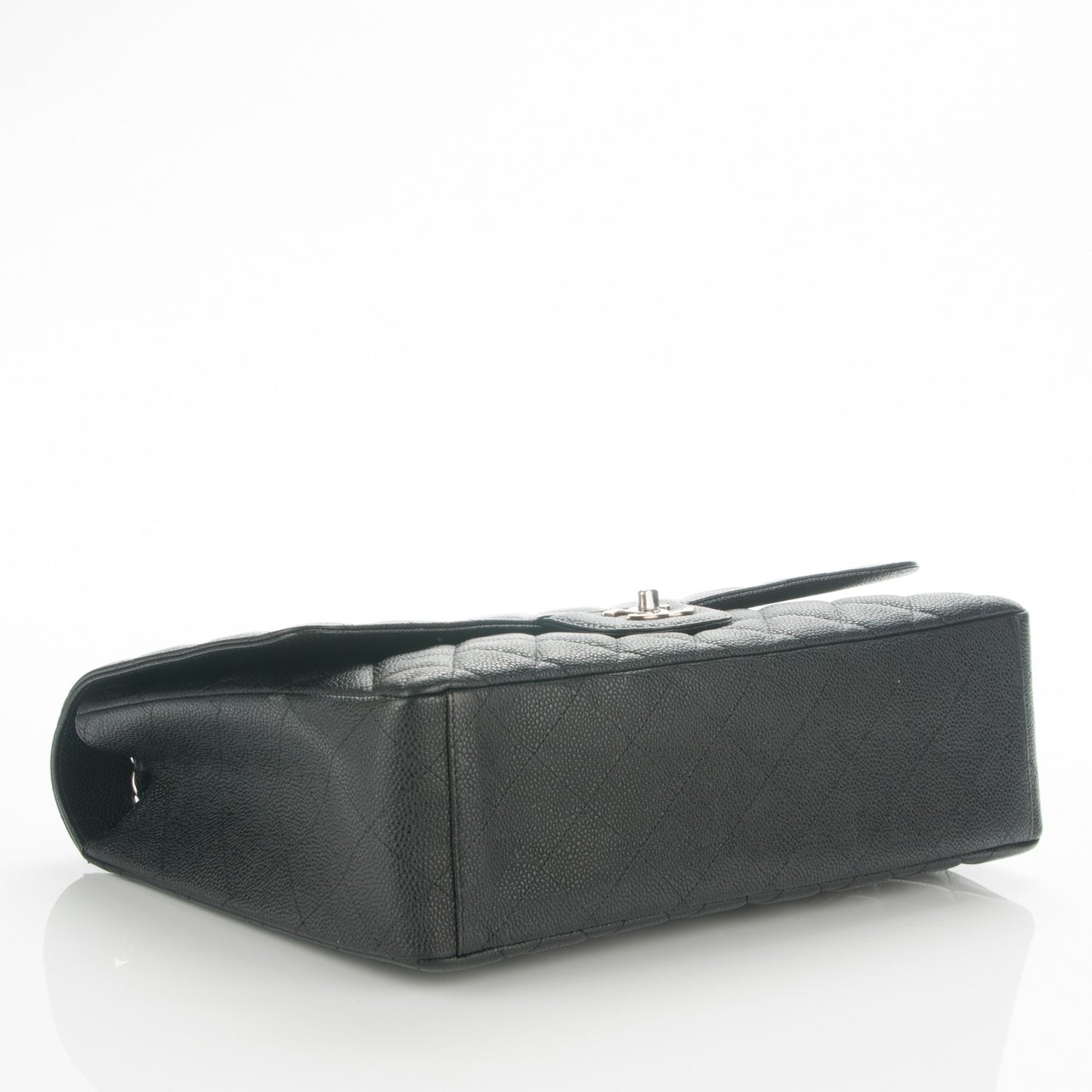 Caviar Quilted Maxi Single Flap Black