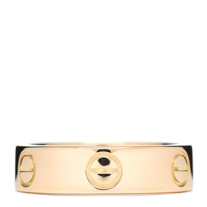 Cartier 18K Yellow Gold 5.5mm LOVE Ring 56 7.5 3 of 4