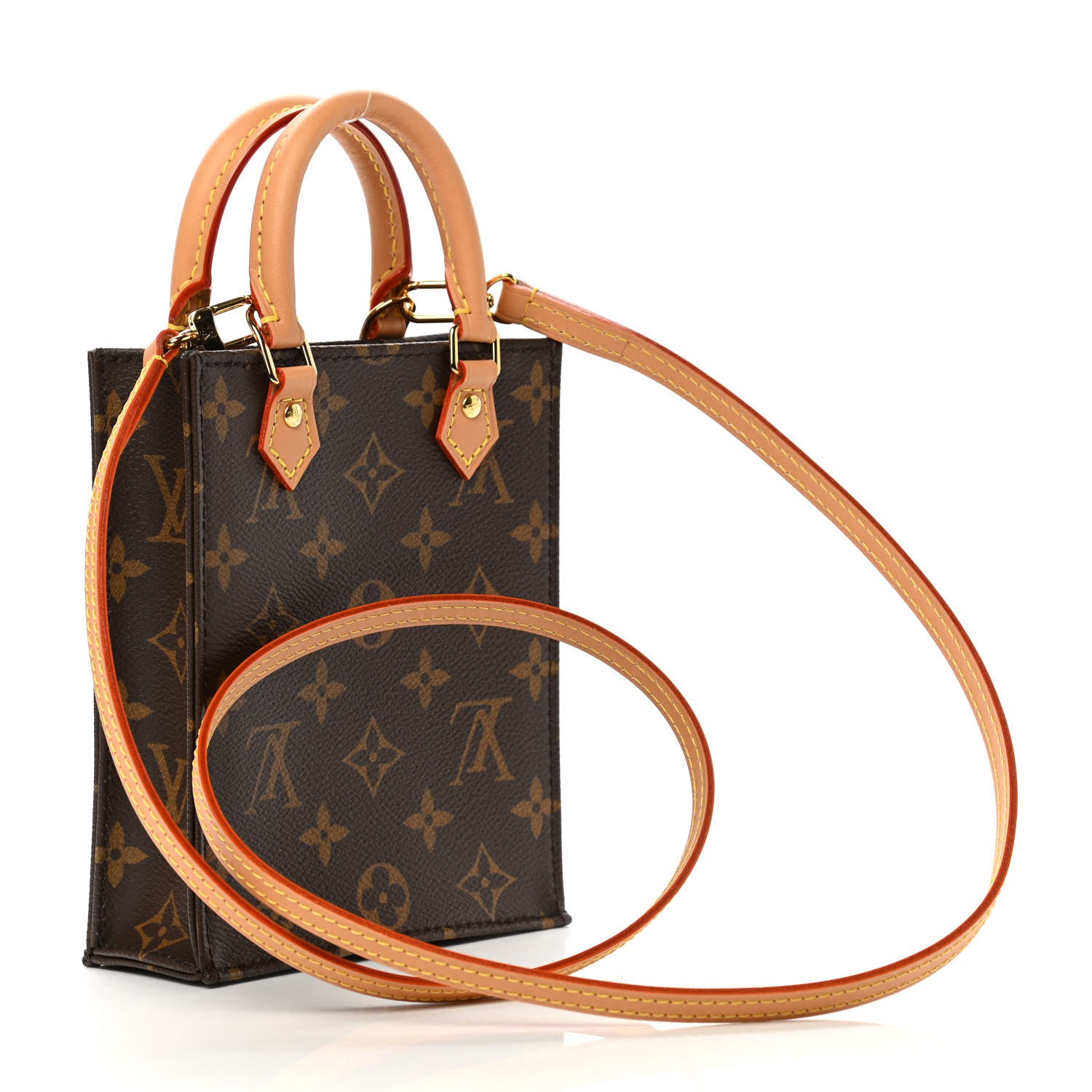 Louis Vuitton Monogram Petit Sac Plat 3 of 11