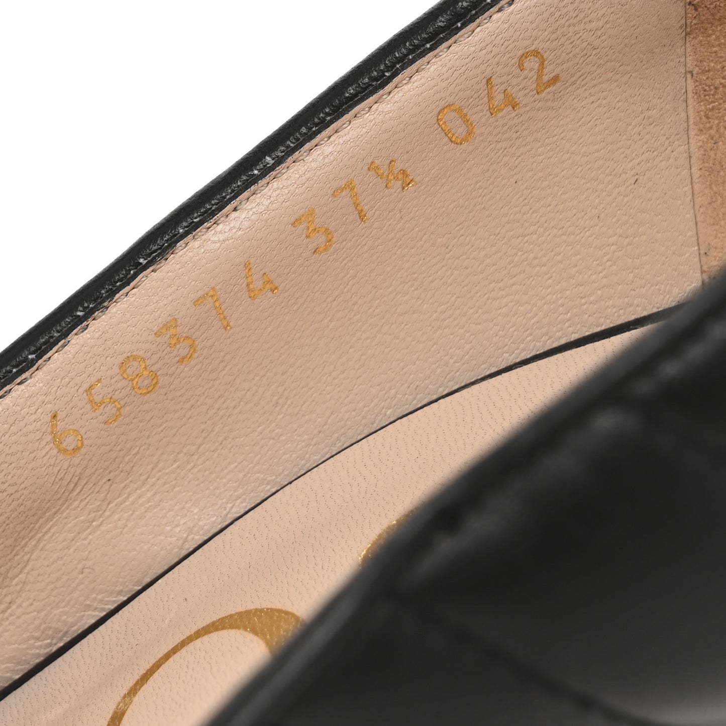 Nappa Charlotte Chevron Matelasse Double G 95mm Pumps 37.5 Black