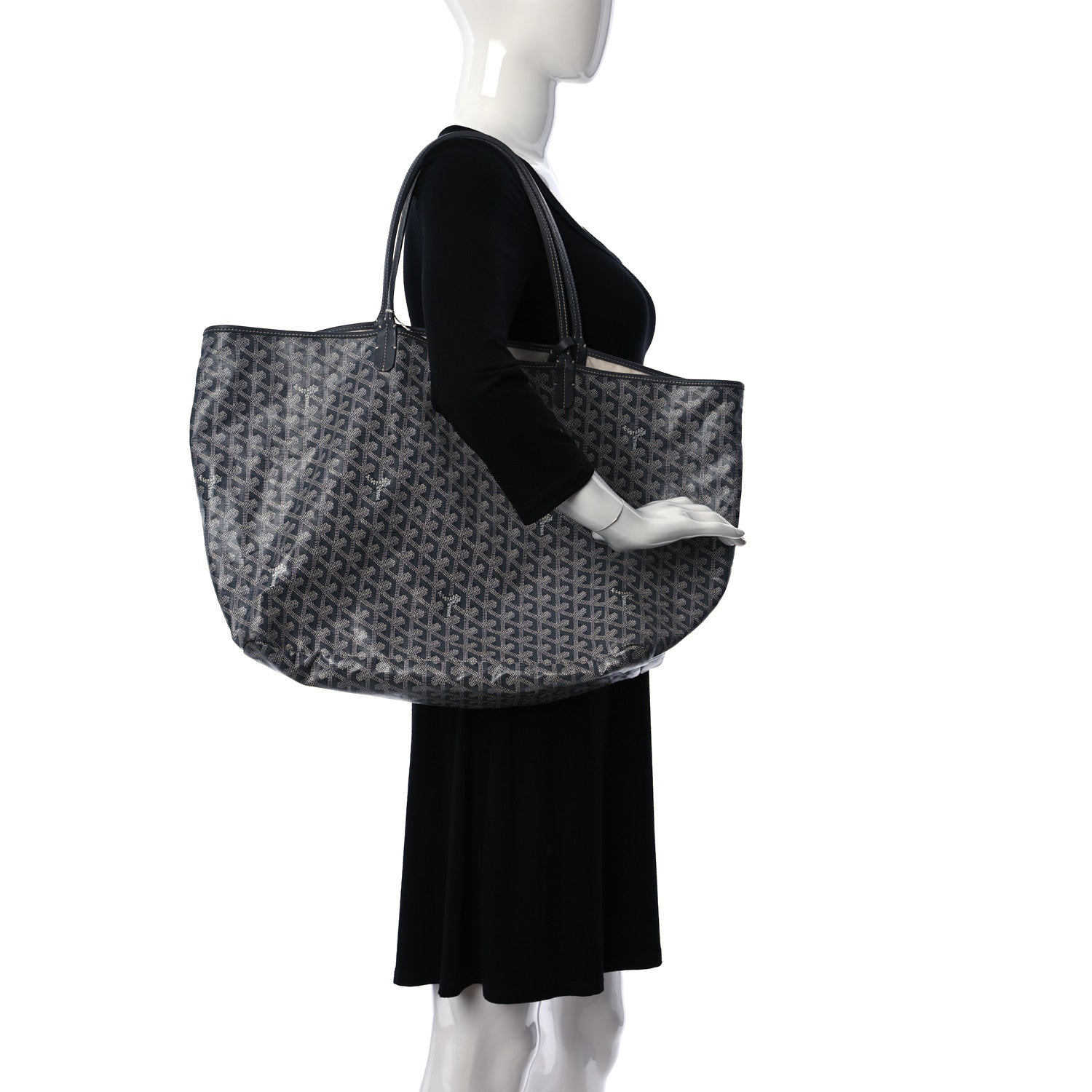 Goyard Goyardine Saint Louis GM Grey 2 of 9