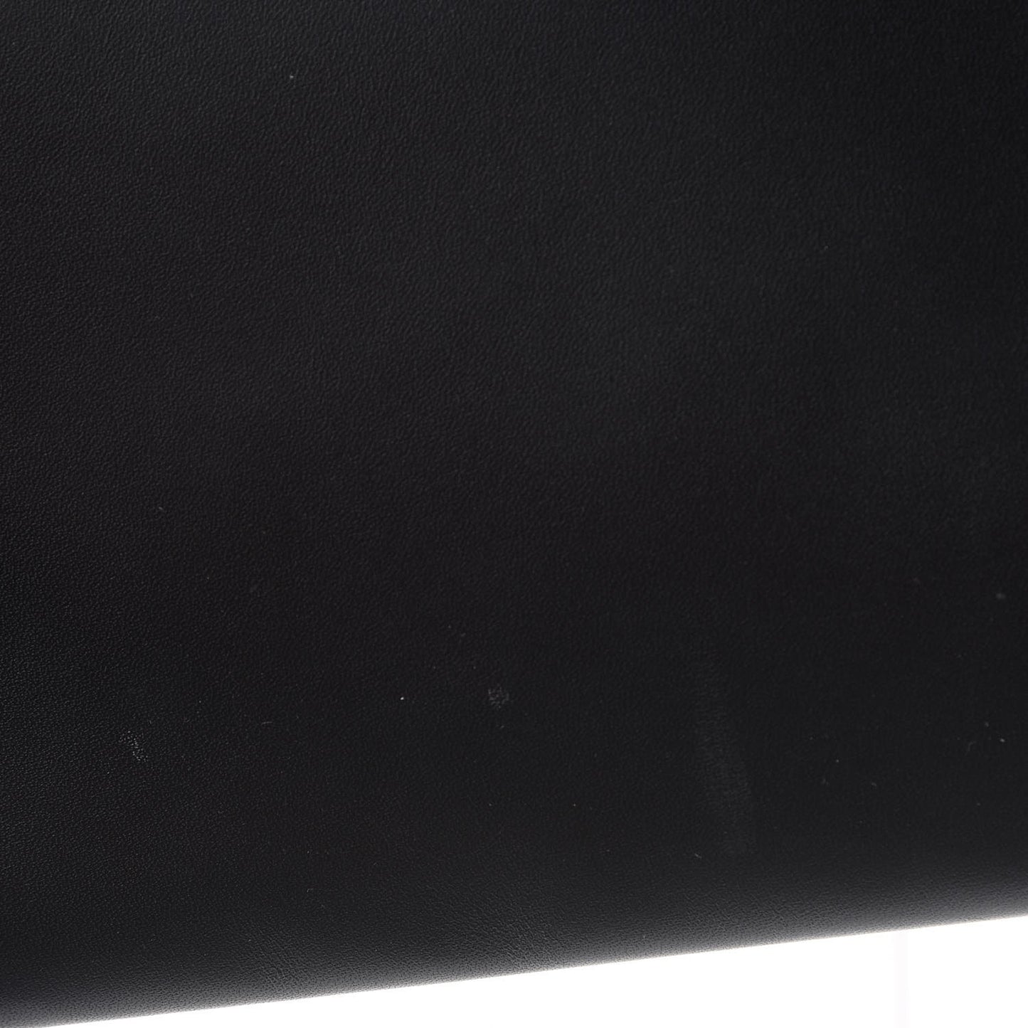 Calfskin Zipped Clutch Black