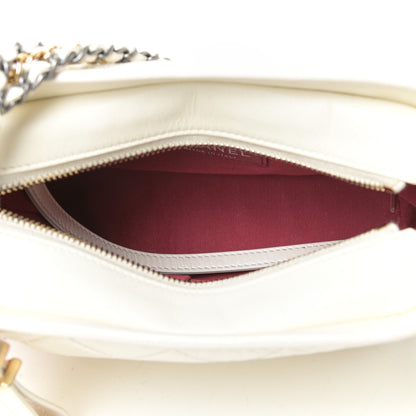 Chanel Aged Calfskin Quilted Small Gabrielle Hobo White 4 of 8