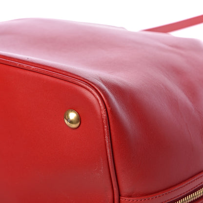 Saint Laurent Calfskin Large Emmanuelle Bucket Bag Lipstick Red 11 of 12