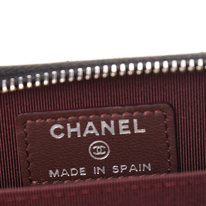 Chanel Lambskin Quilted Zip Coin Purse Black 6 of 8