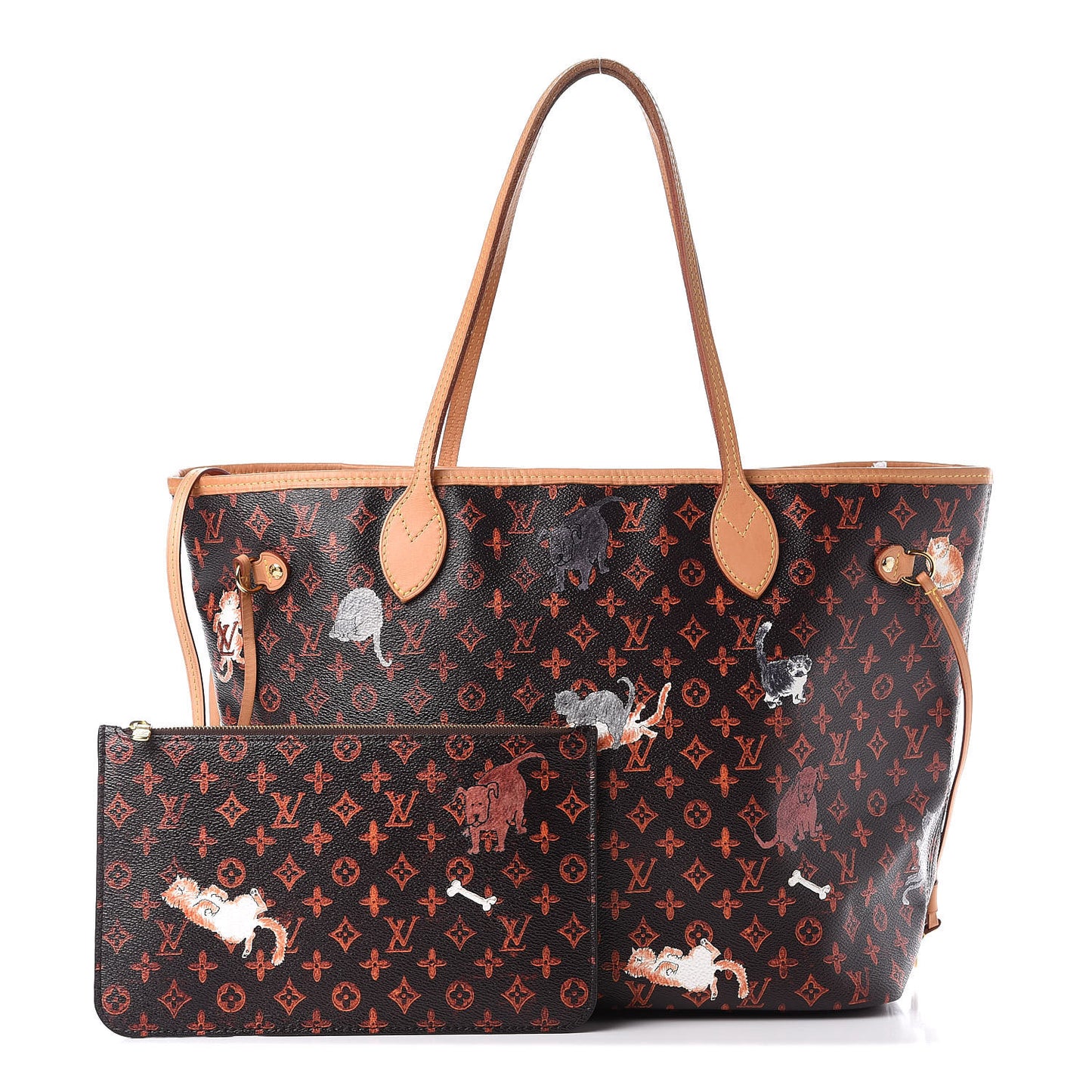 Catogram Neverfull MM Marron