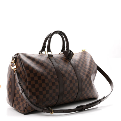 Louis Vuitton Damier Ebene Keepall Bandouliere 45 2 of 9