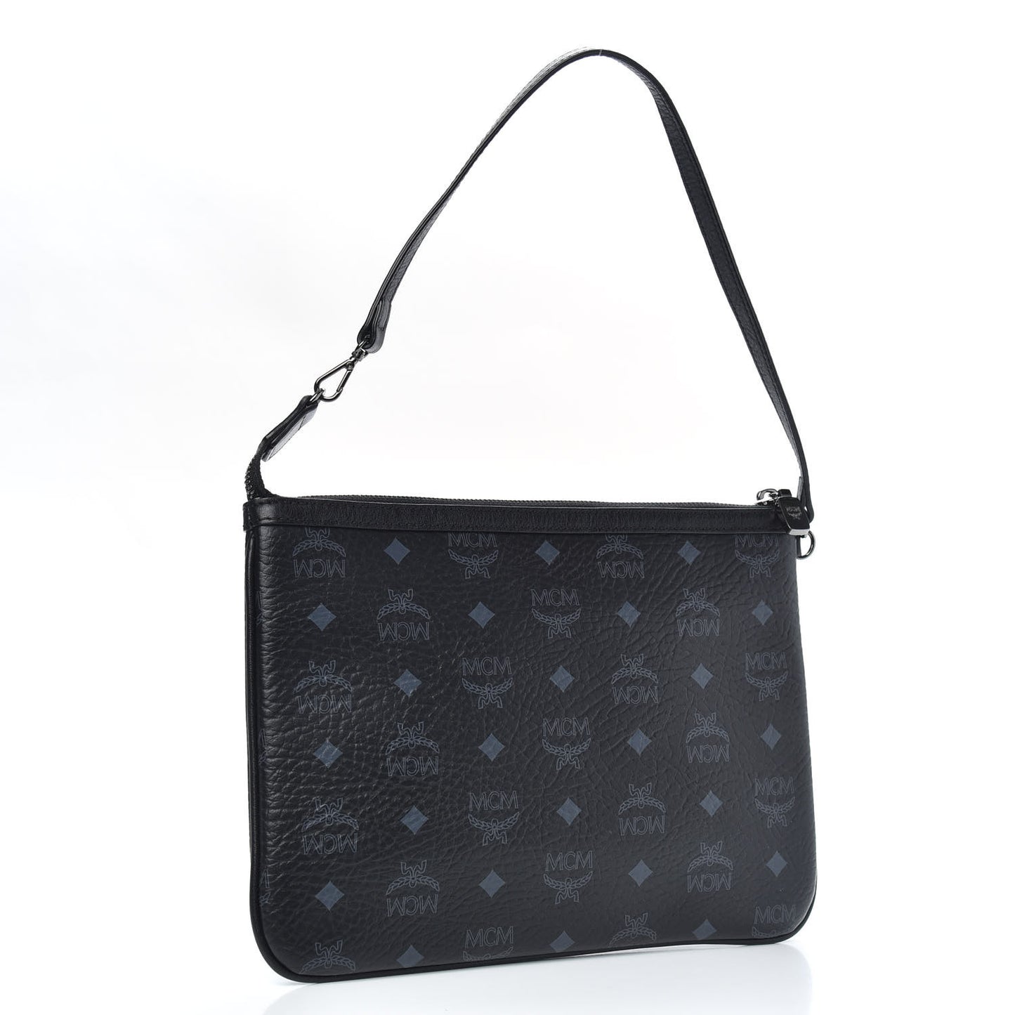 Visetos Medium Crossbody Pouch Black