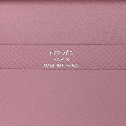 Hermes Epsom Mini Bearn Wallet Mauve Sylvester 6 of 8