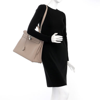 Hermes Togo Kelly Retourne 40 Gris Tourterelle 2 of 32