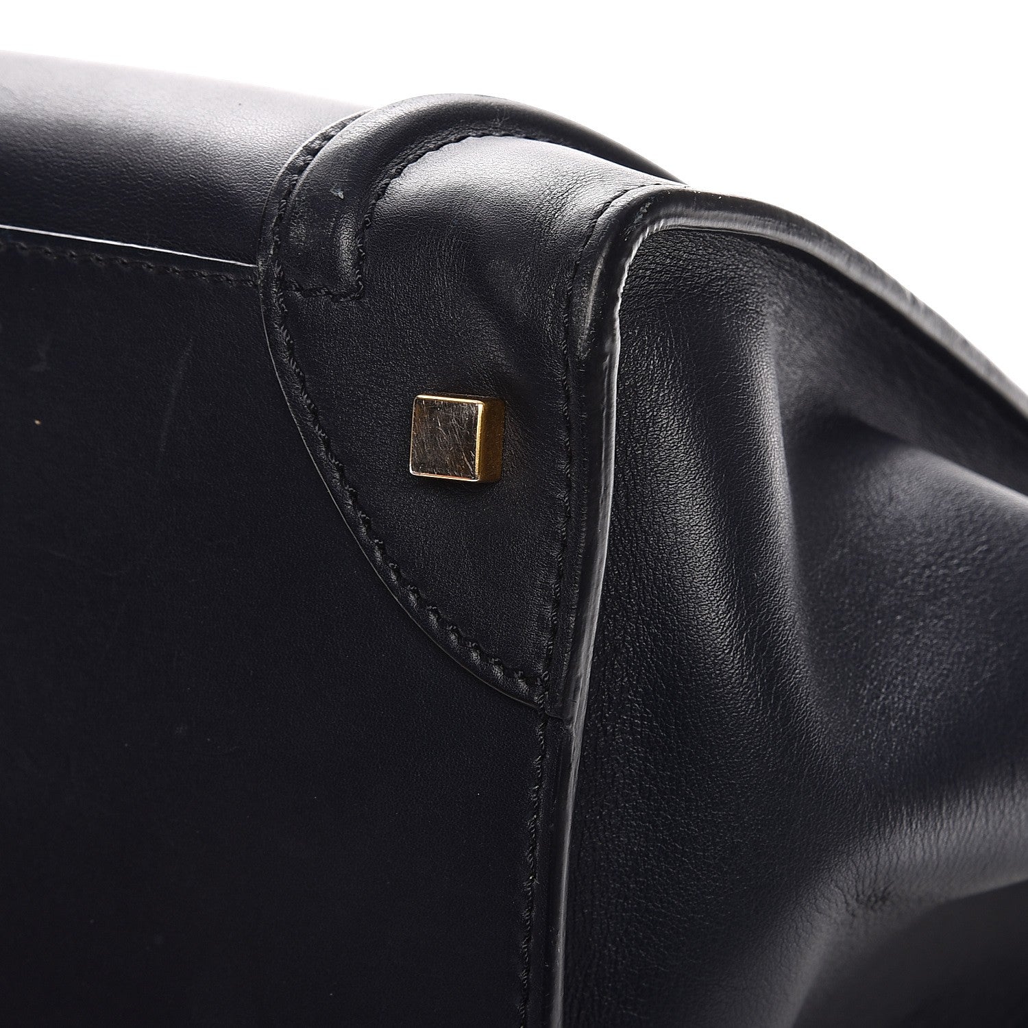 Celine Smooth Calfskin Mini Luggage Navy Blue 17 of 19