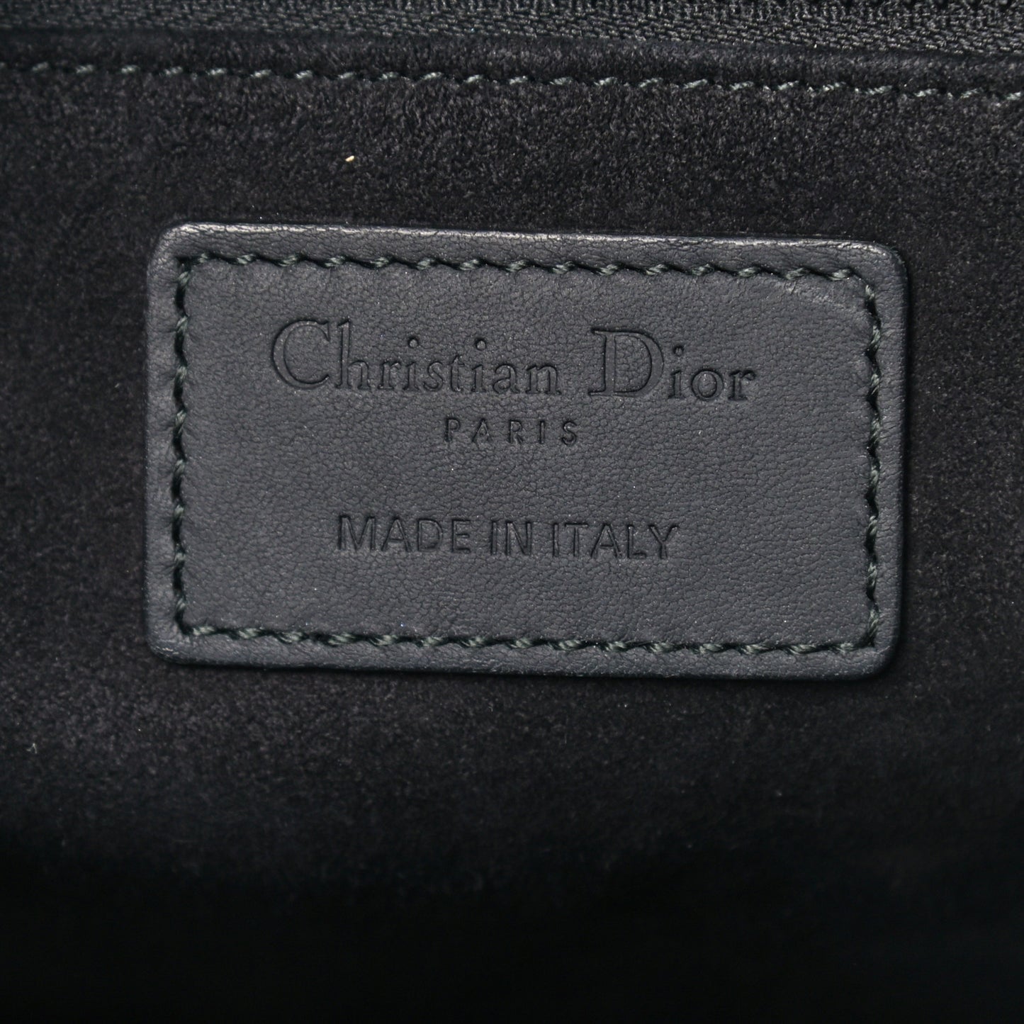 Ultra Matte Calfskin Cannage Large Lady Dior Black