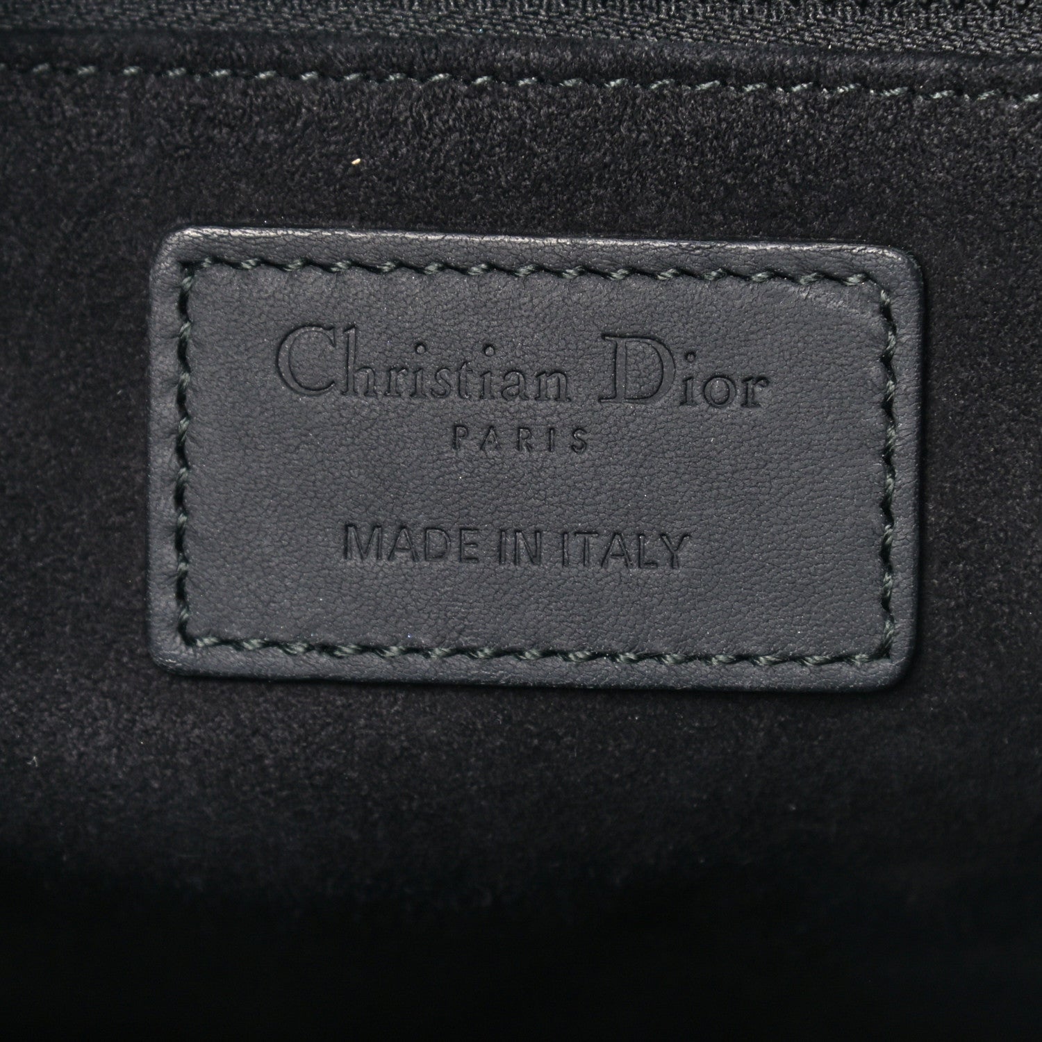Christian Dior Ultra Matte Calfskin Cannage Large Lady Dior Black 6 of 15