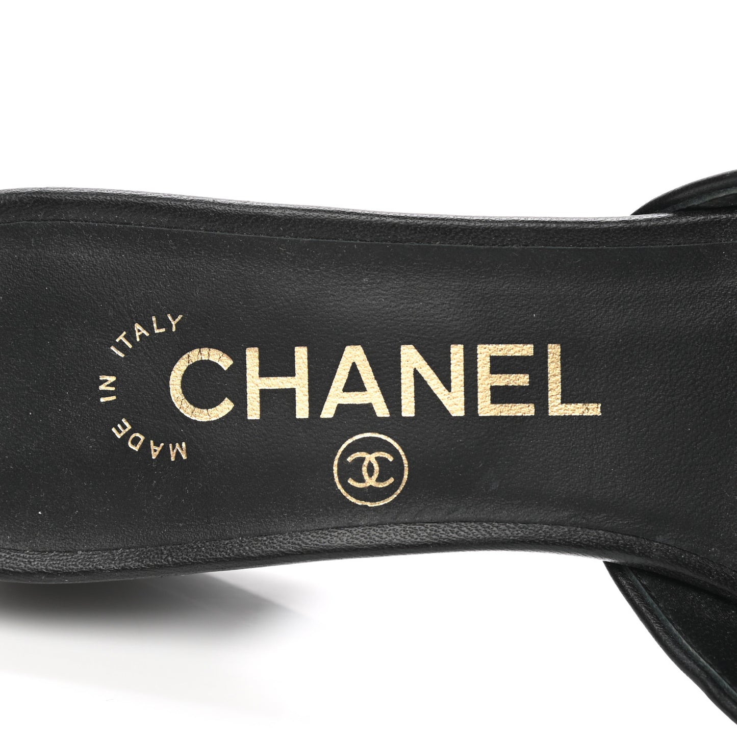 Lambskin Grosgrain Cap Toe Logo Ankle Strap Pumps 35 Black