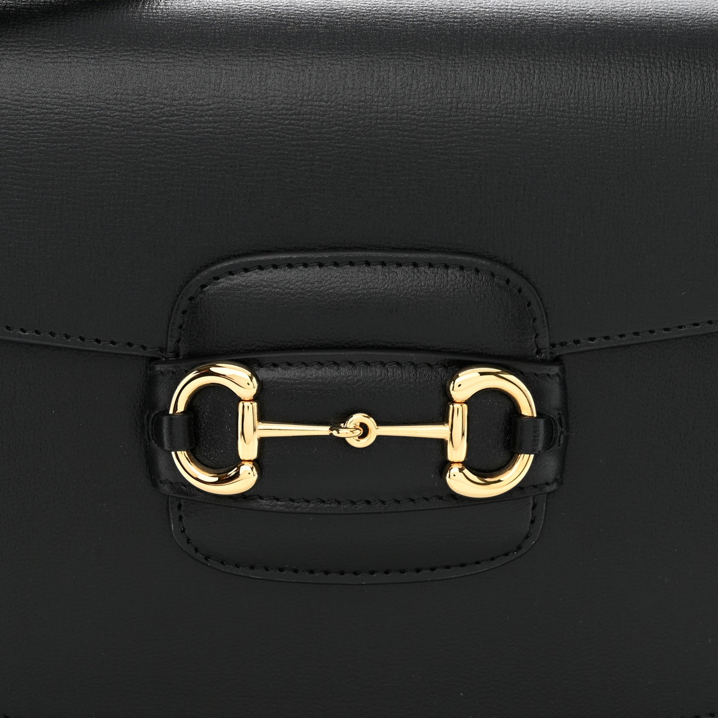Azalea Calfskin Horsebit 1955 Shoulder Bag Black