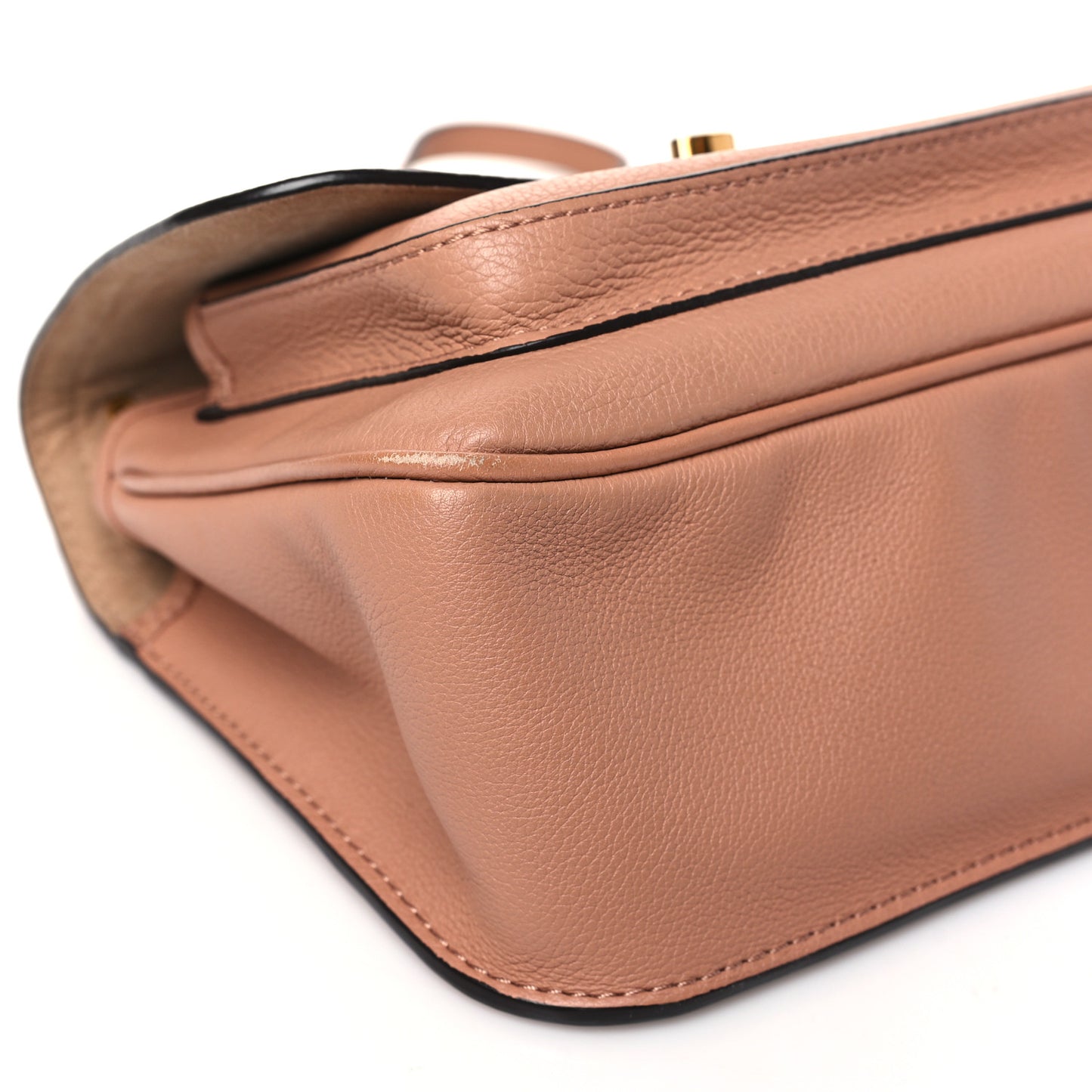 Grained Calfskin Lockme Chain Bag PM Rose Silk