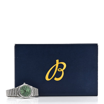Breitling Stainless Steel Diamond Bezel 36mm Chronomat Automatic Watch Mint Green A10380 5 of 5