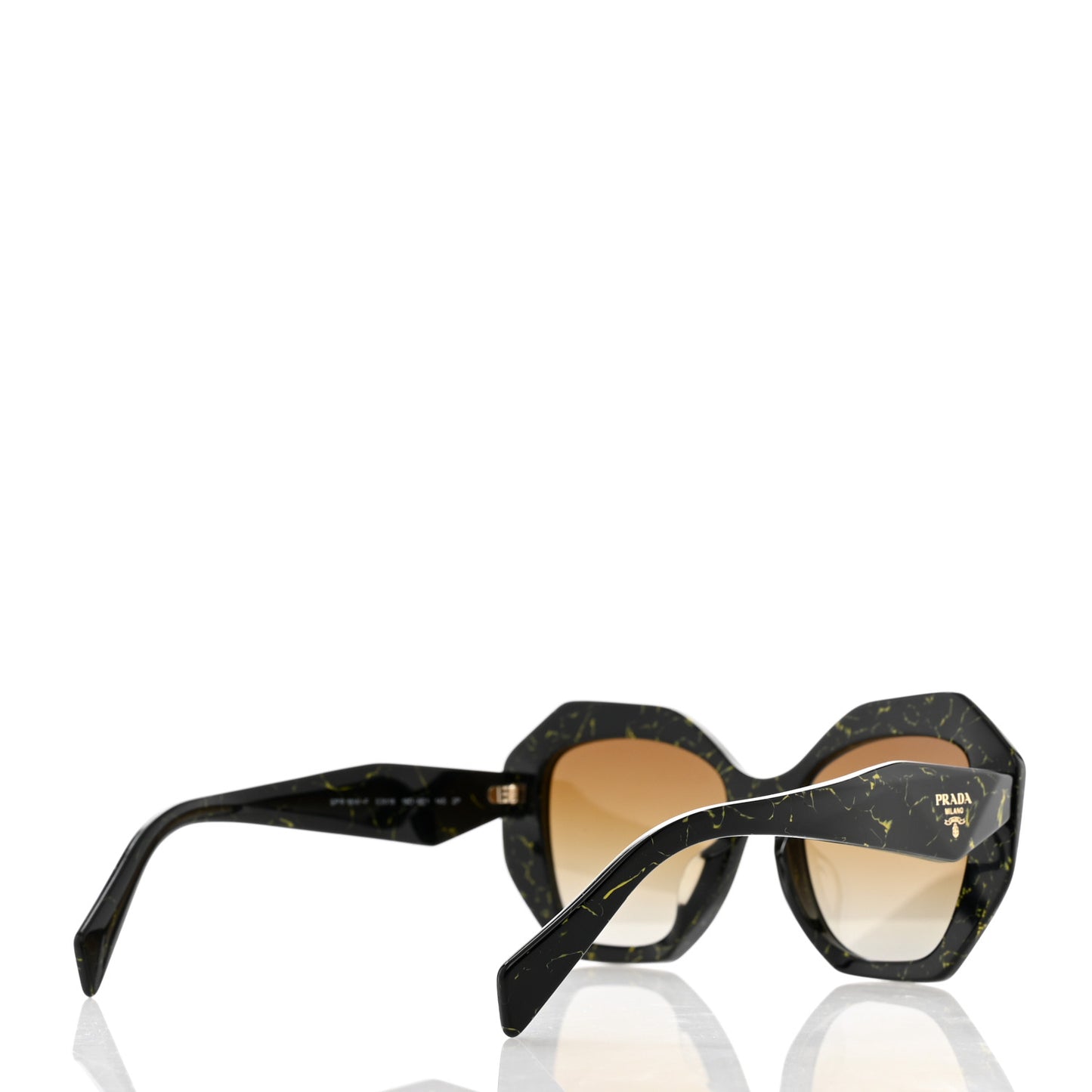 Acetate Polarized Symbole Sunglasses SPR 16W-F Black Marble