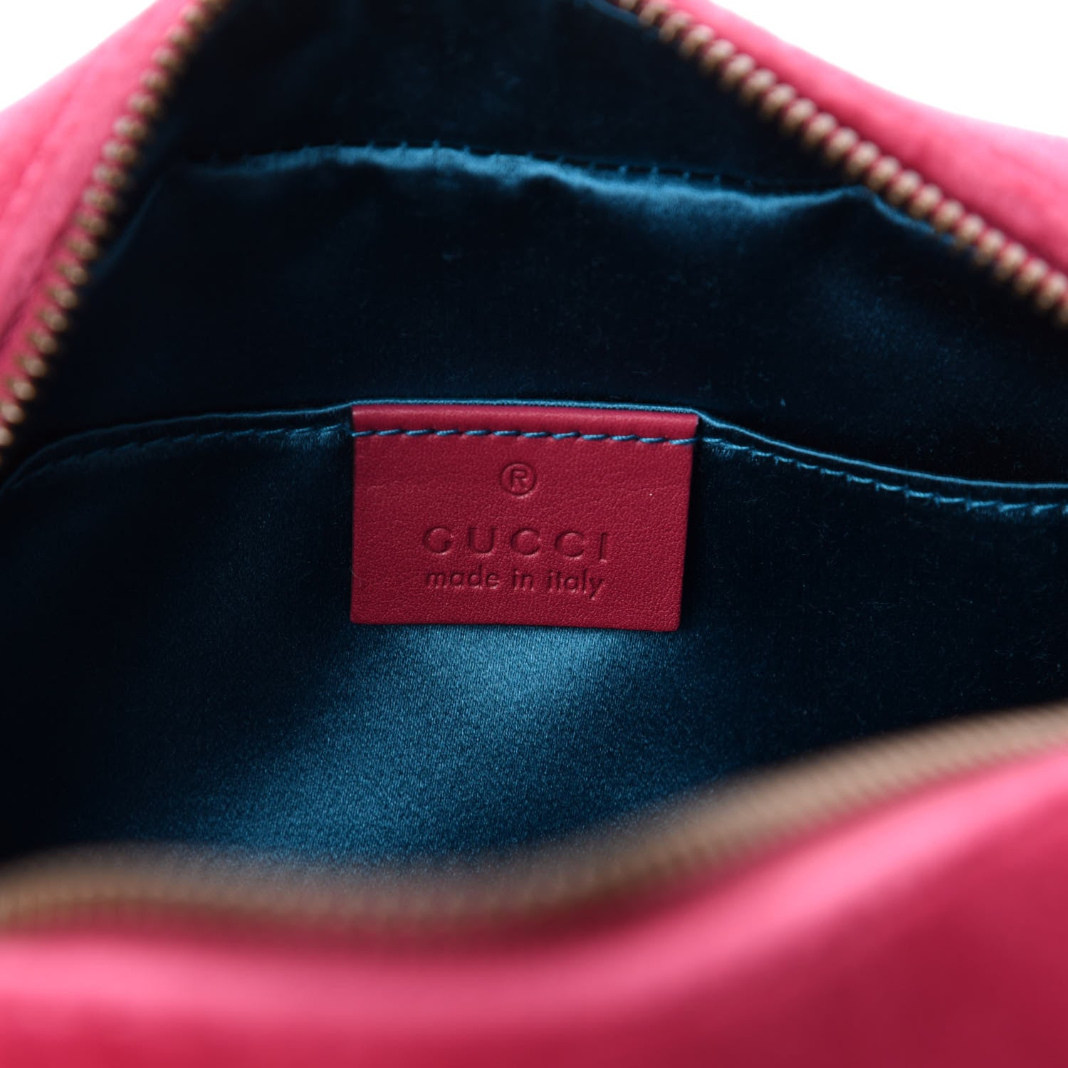 Gucci Velvet Matelasse Small GG Marmont Chain Shoulder Bag Light Raspberry Rose 8 of 10