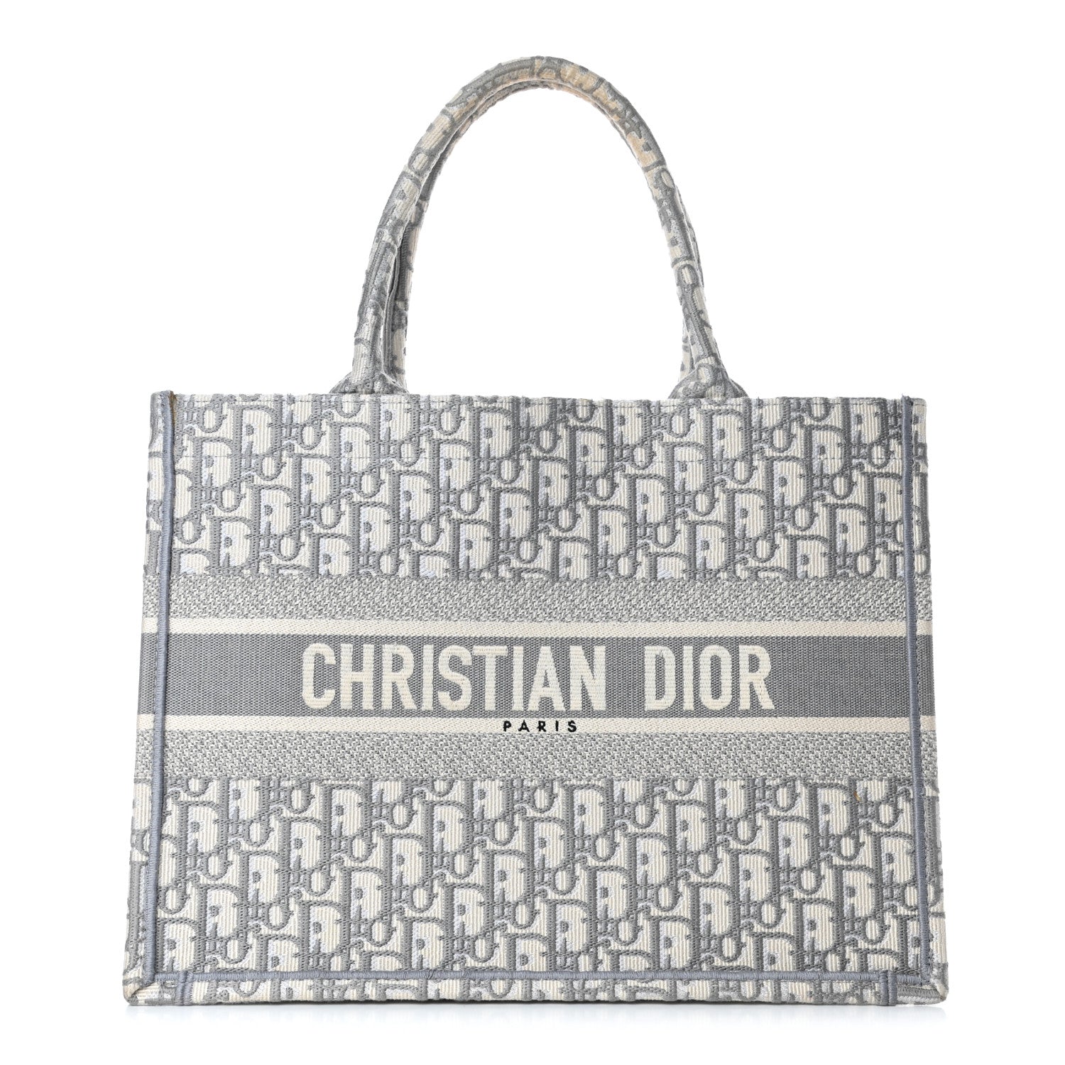 Christian Dior Oblique Medium Book Tote Grey 1 of 7