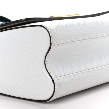 Louis Vuitton Epi Twist Top Handle Shoulder Bag MM White 8 of 9