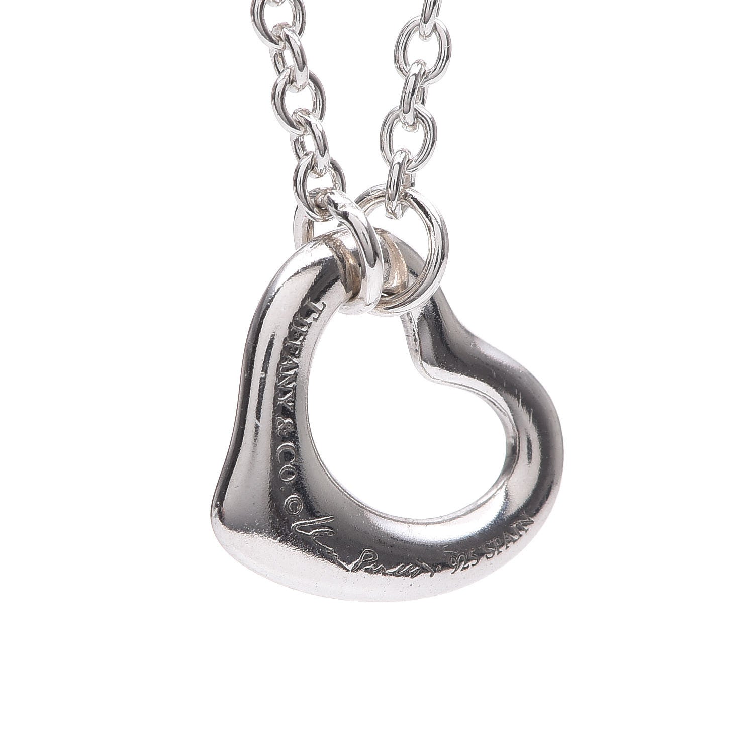 Tiffany Sterling Silver Elsa Peretti Open Heart Bracelet 4 of 4