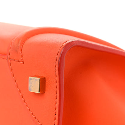 Celine Smooth Calfskin Mini Luggage Orange 12 of 24