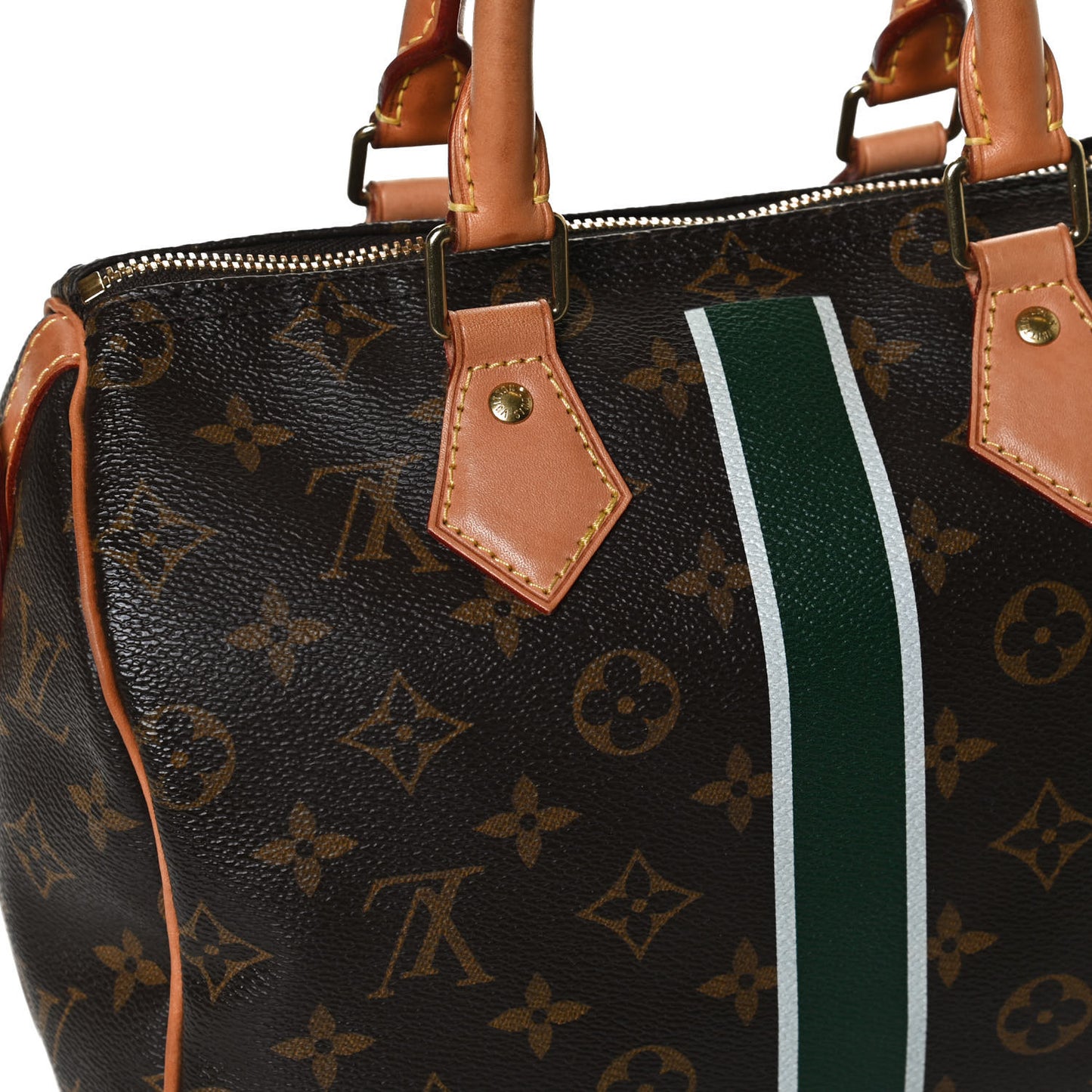 Monogram My LV Heritage Speedy Bandouliere 25 Vert Anglais White