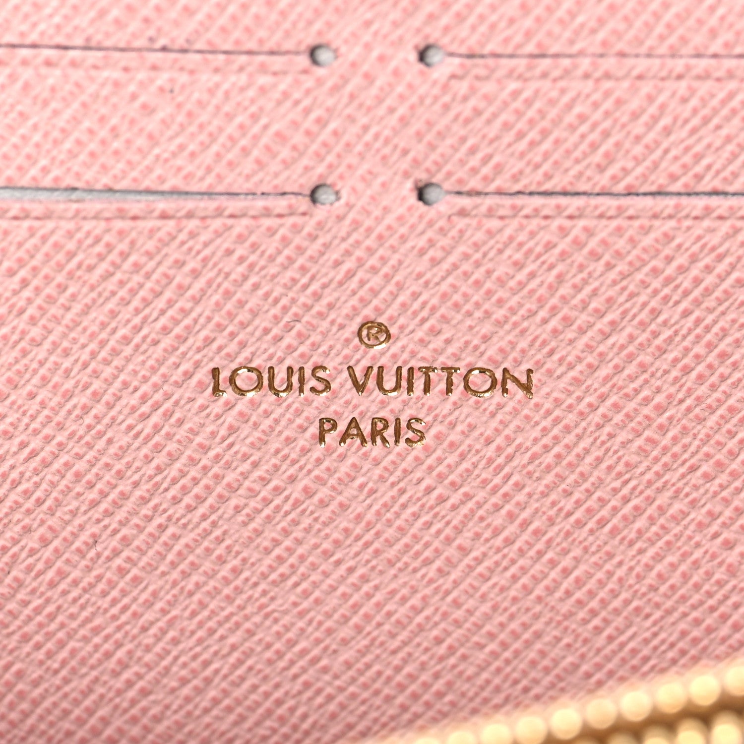 Louis Vuitton Damier Azur Clemence Wallet Rose Ballerine 6 of 7