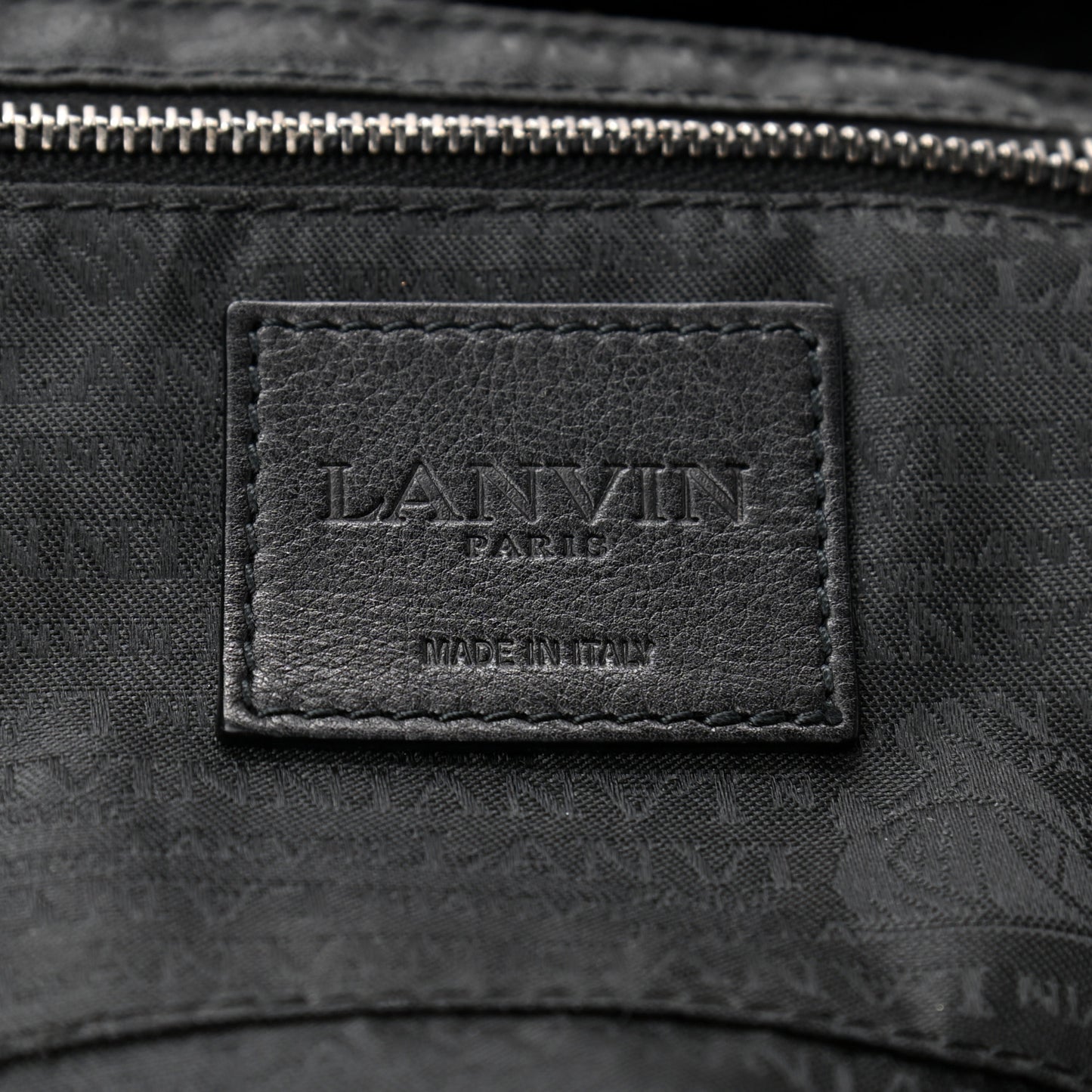 Calfskin Happy Clutch Black