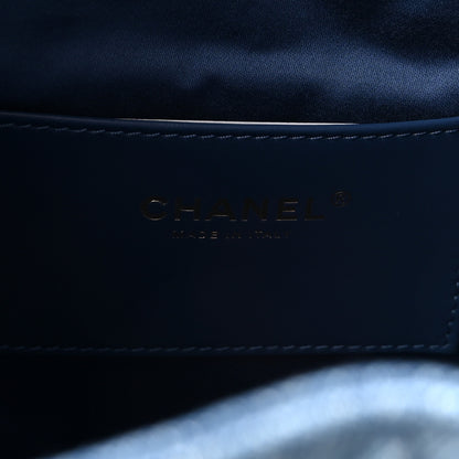 Chanel Washed Denim Quilted Small Chanel 25 Handbag Blue 6 of 10