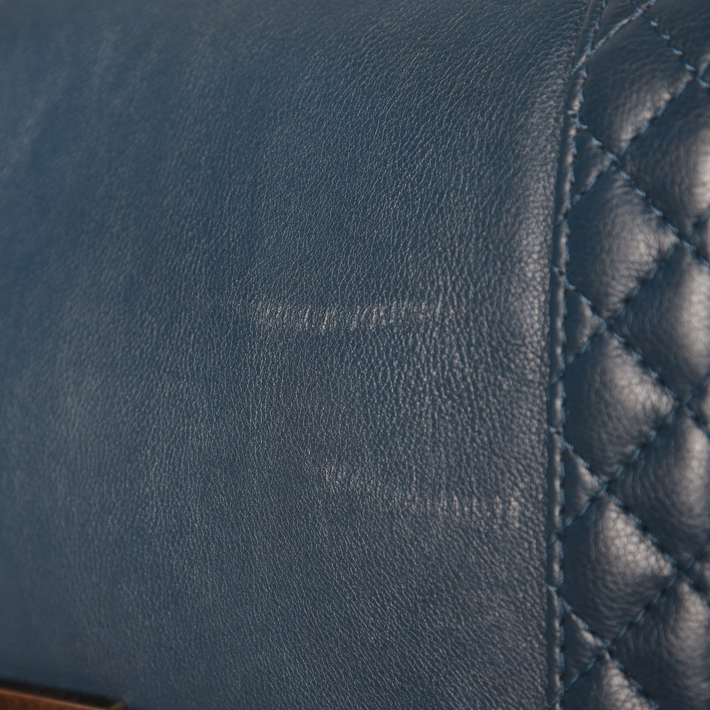 Calfskin New Medium Boy Reverso Flap Blue