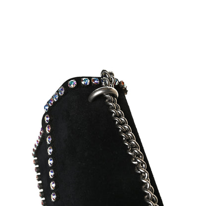 Gucci Suede Crystal Small Dionysus Shoulder Bag Black 14 of 14