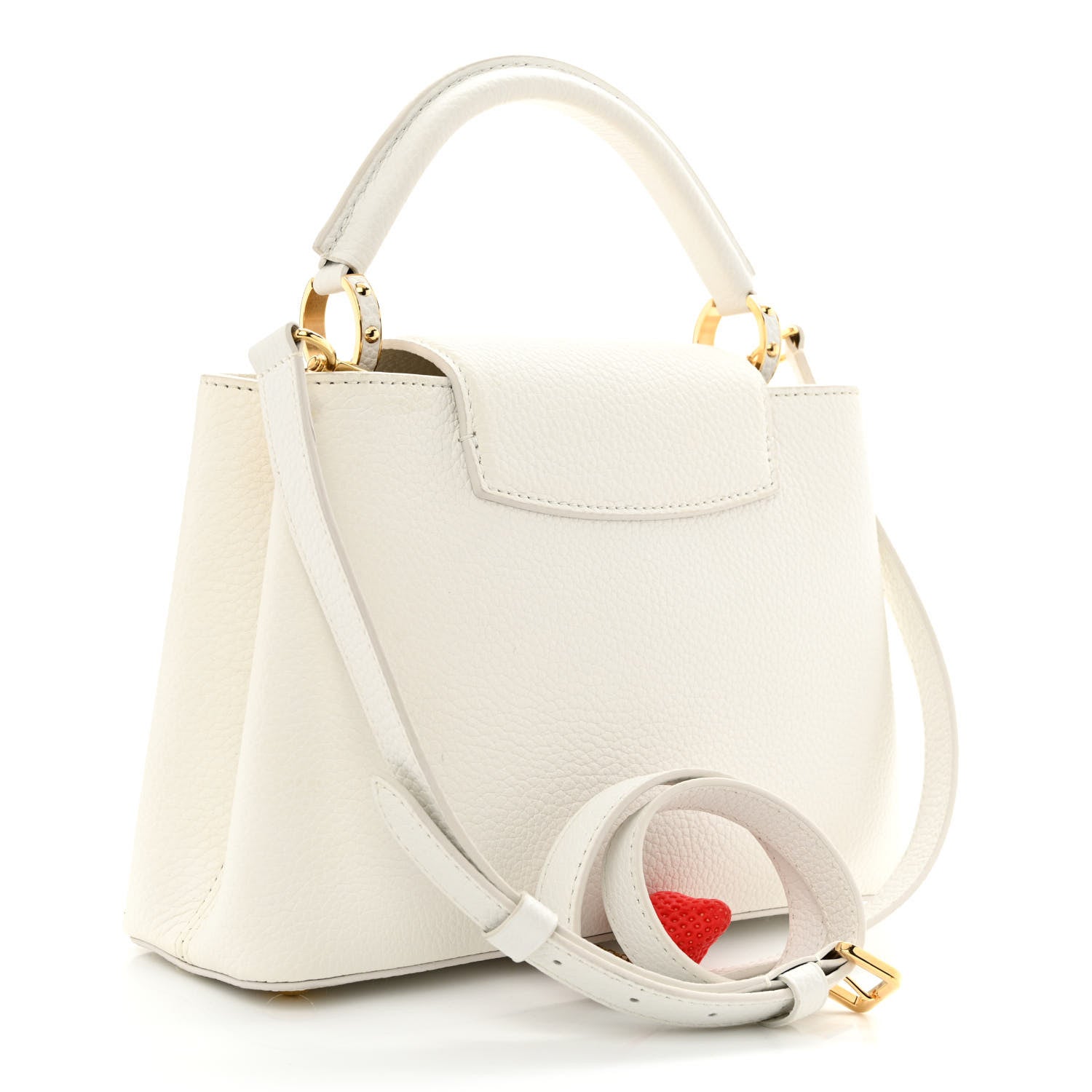 Louis Vuitton X UF Taurillon Artycapucines BB White 3 of 11