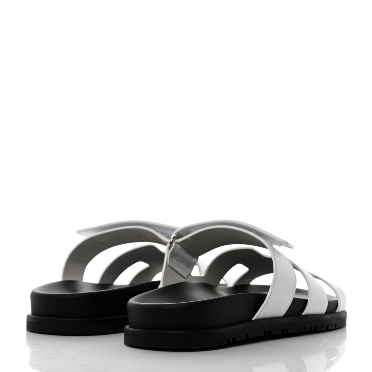 Calfskin Womens Chypre Sandals 37 White