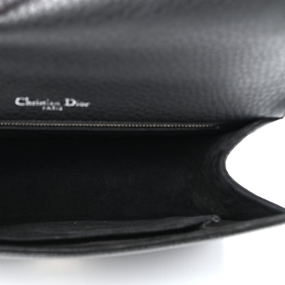 Christian Dior Grained Calfskin Medium Diorama Flap Bag Black 5 of 9