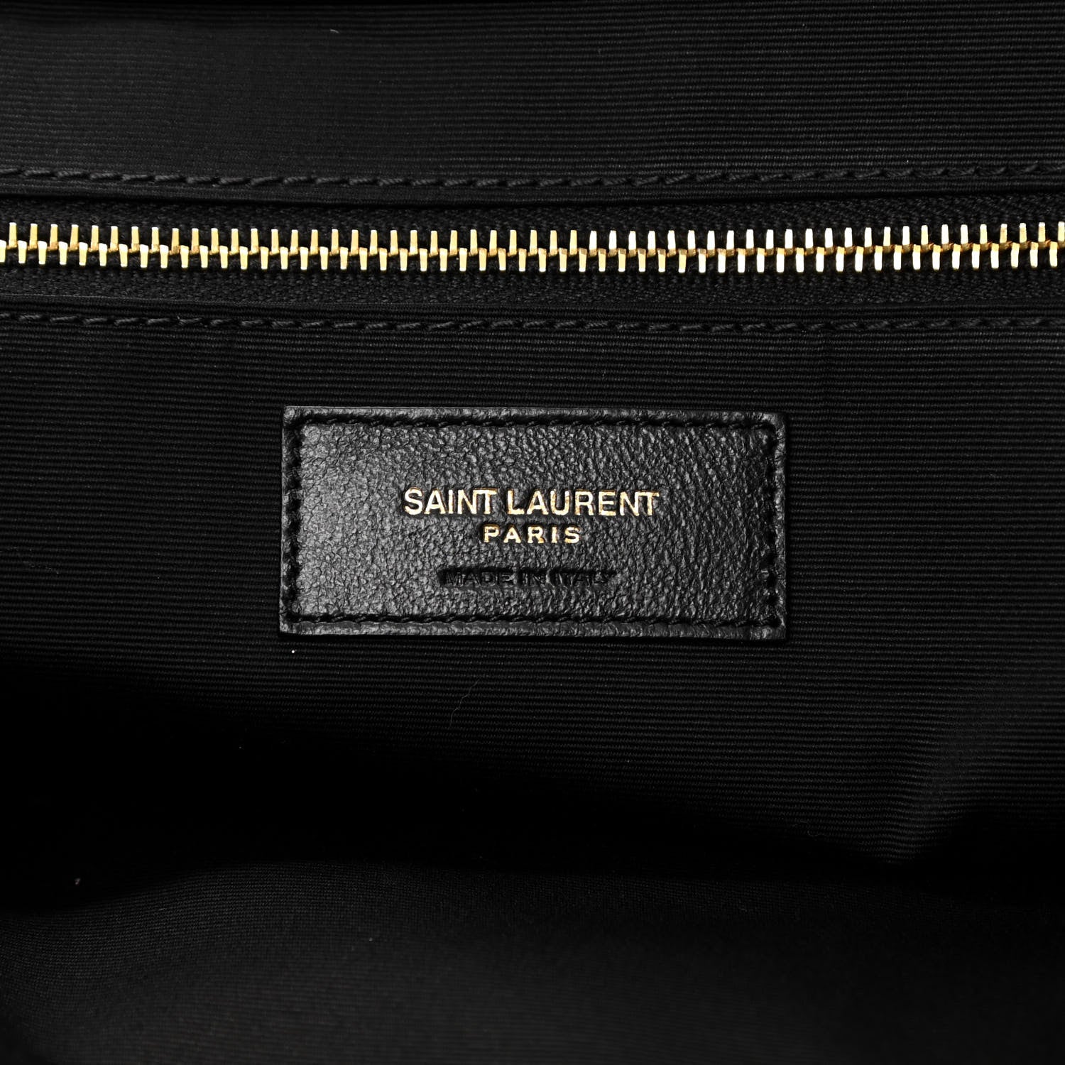 Saint Laurent Lambskin Quilted Maxi Icare Shopping Tote Black 7 of 12