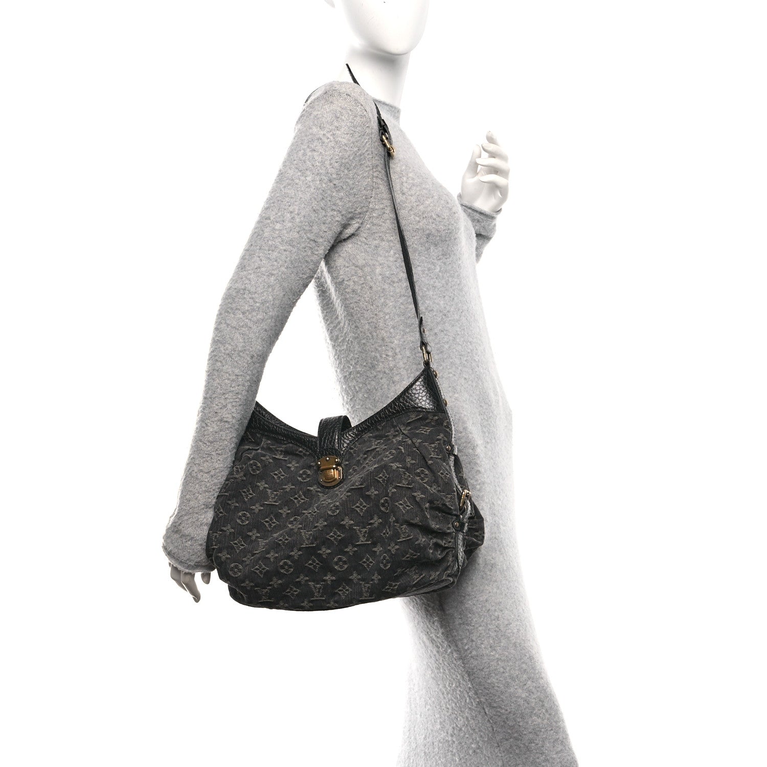 Louis Vuitton Denim Mahina XS Black 2 of 10